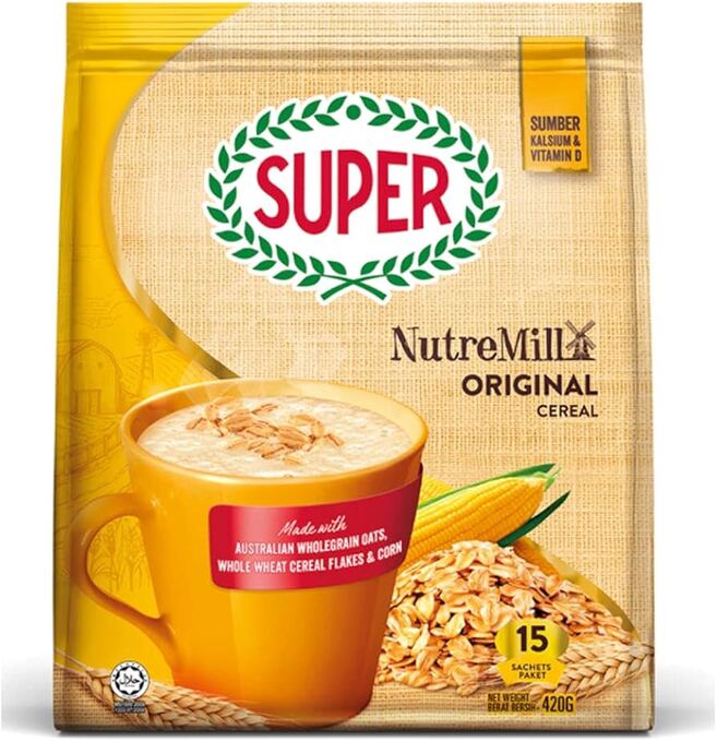 SUPER NUTREMILL CEREAL DOUBLE OAT 30G