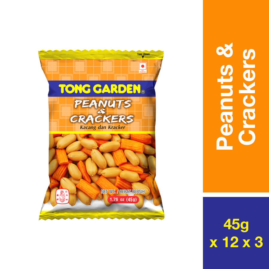 TONG GARDEN PEANUTS & CRACKERS 45G