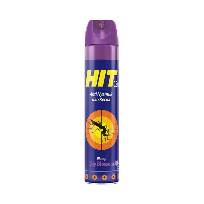 HIT MOSQUITO SPRAY 600ML LILY BLOSSOM