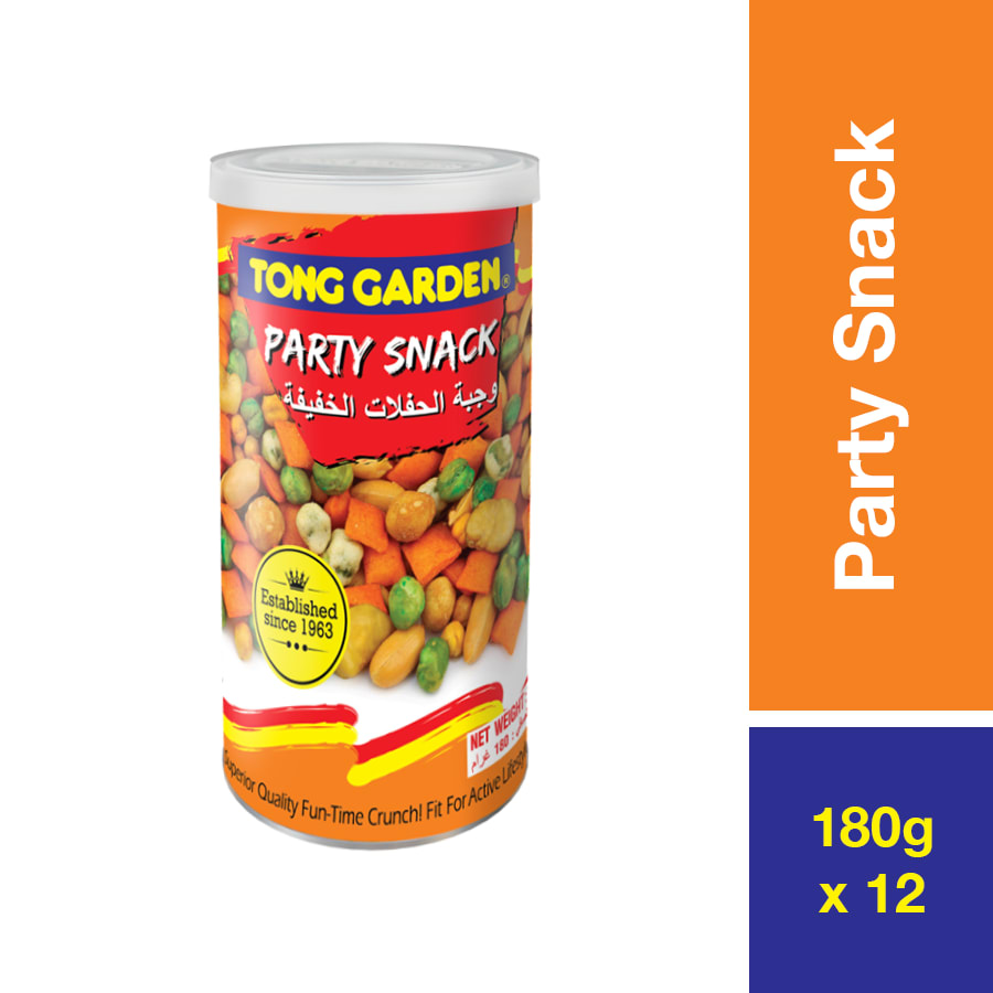 TONG GARDEN PARTY SNACK CANISTER 180G