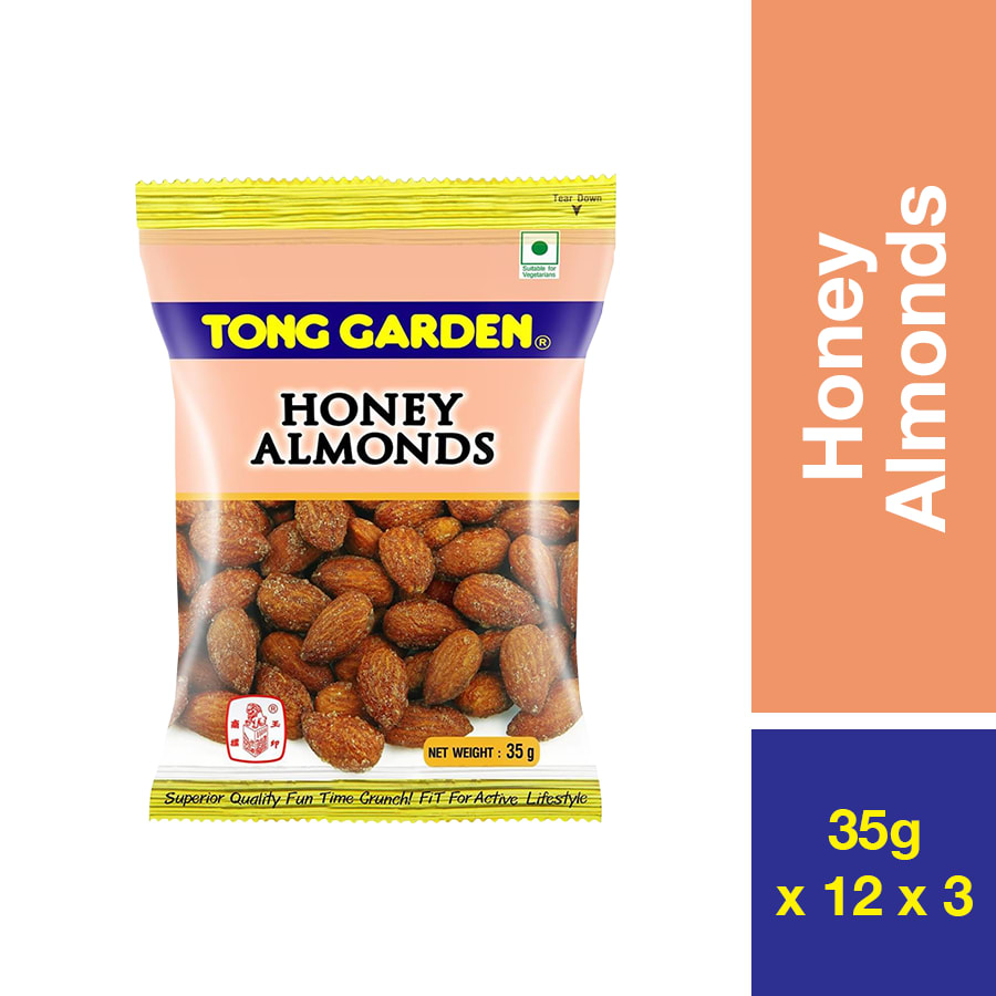 TONG GARDEN HONEY ALMONDS 35G