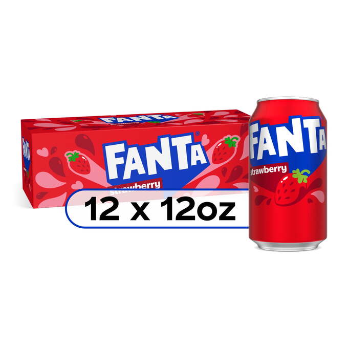 FANTA STRAWBERRY CAN 185ML