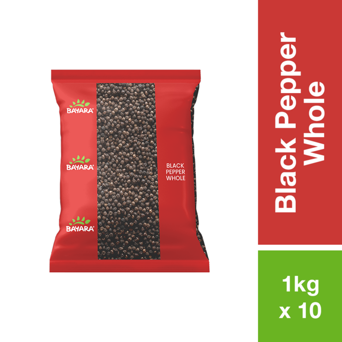 BLACK PEPPER WHOLE BAYARA 1KG