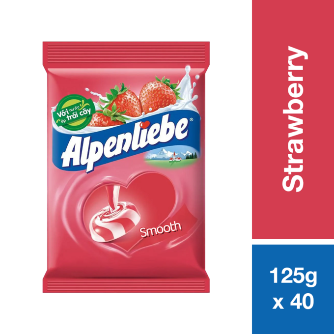 ALPENLIEBE CANDY STRAWBERRY 125G