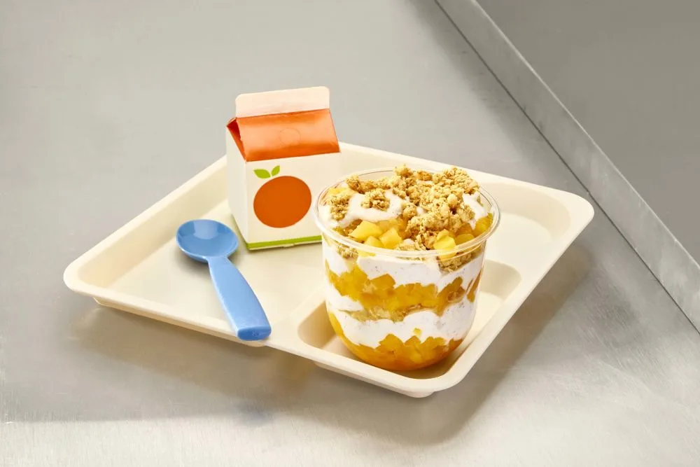 Peach Cobbler Parfait