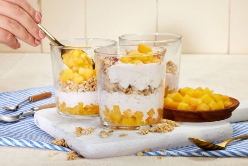 Peach Cobbler Parfait