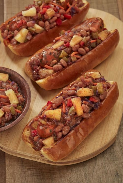 Boerewors Roll with Pineapple Chakalaka (South African Grilled Sausage)