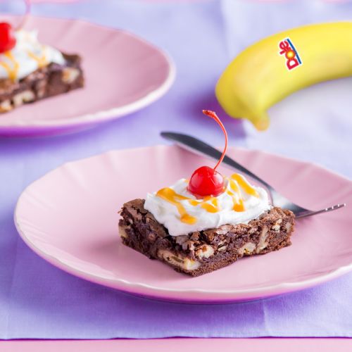 Banana Split Brownies