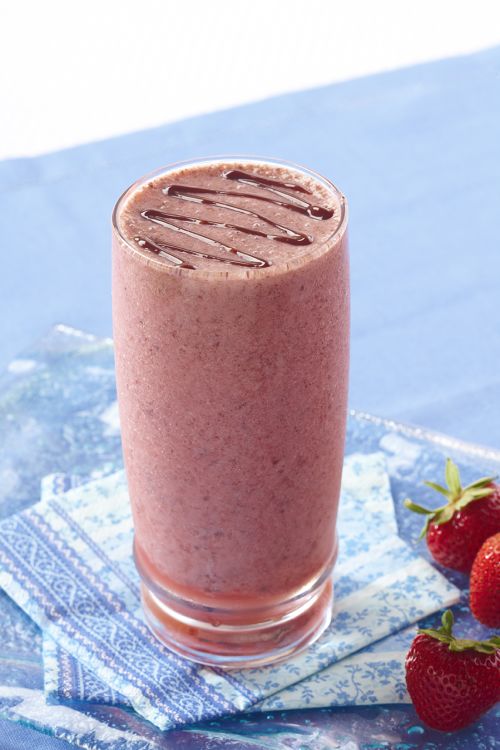 Chocolate Dipped Strawberry Smoothie