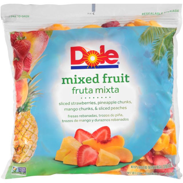 DOLE Mixed Fruit, Deluxe IQF 2/5# 
