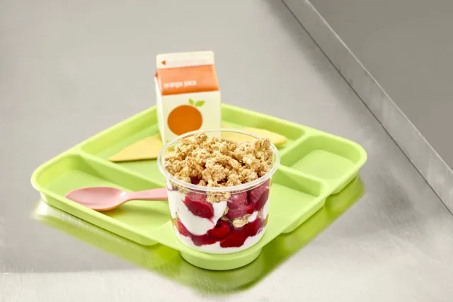 Raspberry Crumble Parfait