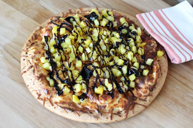 Pineapple and Chocolate Pizza