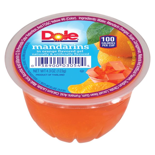 DOLE Mandarins in Orange Gel 36/4.3oz 