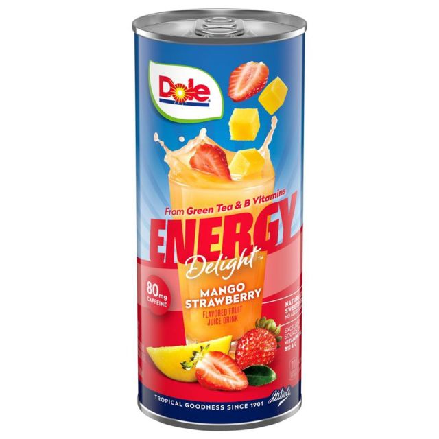 DOLE Energy Delight Mango Strawberry 6/4/8oz
