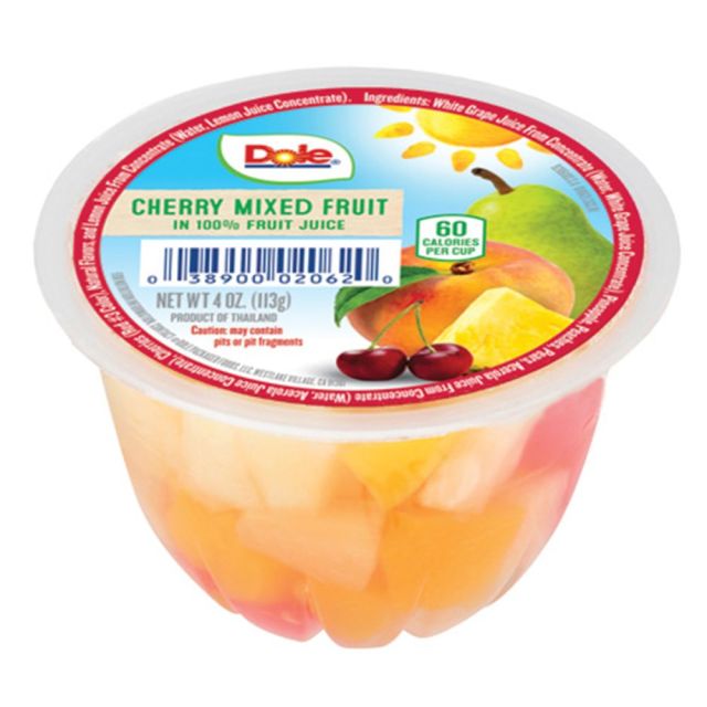 DOLE Fruit Bowls® Cherry Mixed Fruit in 100% Juice 36/4oz