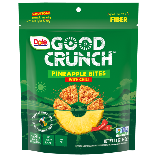 DOLE Good Crunch Pineapple Bites with Chili 6/1.4oz