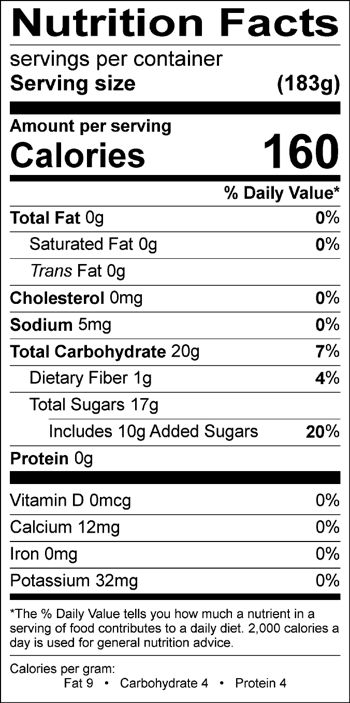 Nutrition Facts