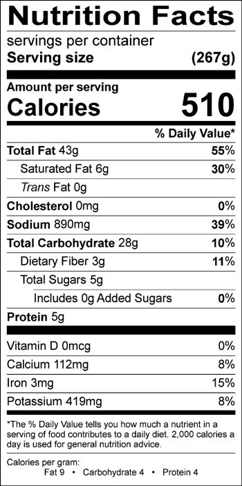 Nutrition Facts