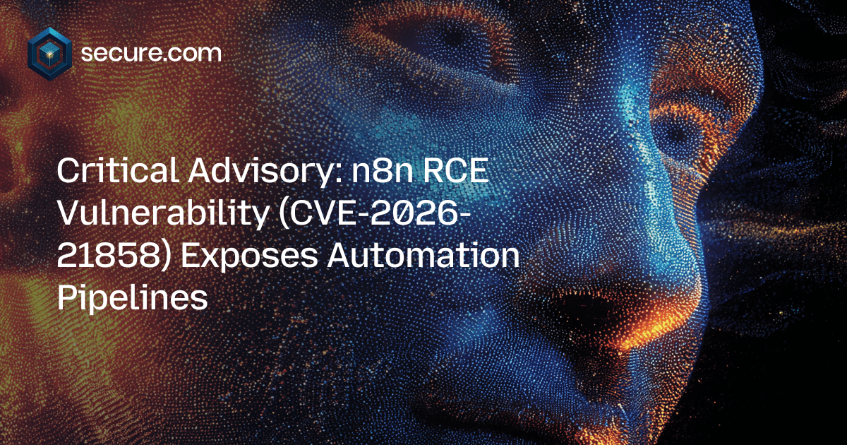 Critical Advisory: n8n RCE Vulnerability (CVE-2026-21858) Exposes Automation Pipelines