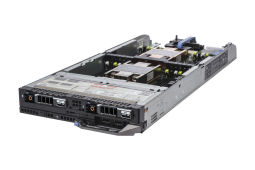 Dell PowerEdge FC630 1x2 2.5" SATA, 2 x E5-2640 v3 2.6GHz Eight-Core, 64GB, 2 x 200GB SSD SATA, PERC S130, iDRAC8 Enterprise