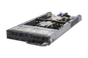 Dell PowerEdge FC630 1x2 2.5" SATA, 2 x E5-2670 v3 2.3GHz Twelve-Core, 96GB, PERC S130, iDRAC8 Enterprise