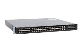Cisco Catalyst WS-C3650-48PS-L Switch LAN Base License, Port-Side Air Intake