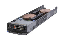 Front view of a Dell PowerEdge FC430 with 2 x 1.8" hard drives