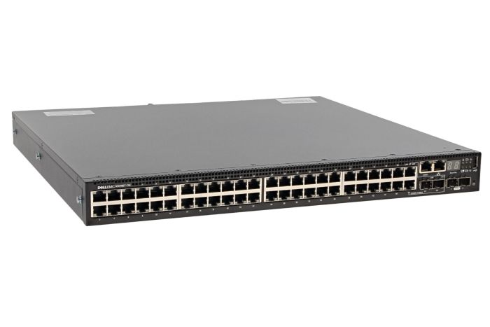 Dell Networking N3048ET-ON Switch 48 x 1Gb RJ45,  2 x SFP+ Ports