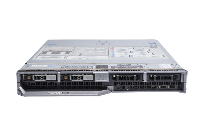 Dell PowerEdge M830 1x4 2.5" SAS, 4 x E5-4620 v4 2.1GHz Ten-Core, 512GB, 2 x 1.8TB SAS 10k, PERC H730, iDRAC8 Enterprise