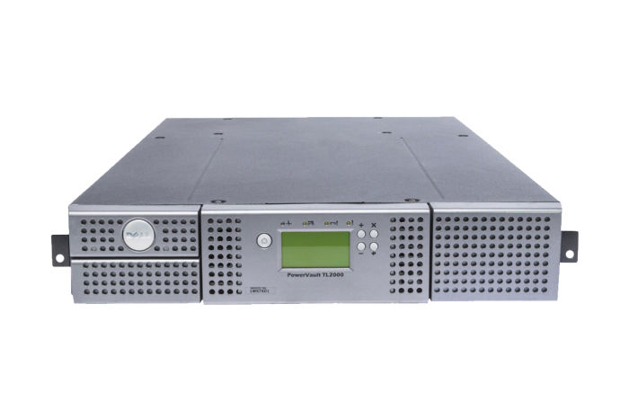 Dell PowerVault TL2000 with 2 x LTO-6 SAS Half Height Tape Drives
