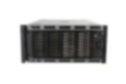 Front view of Dell PowerEdge T630 with 16 x 1.8TB SAS 10k 2.5" HDDs