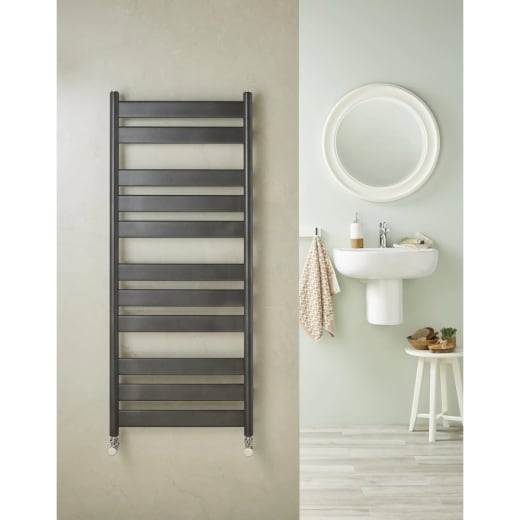 Лира за баня Altherm, алуминий,1200x400мм, 980W, дървесен цвят