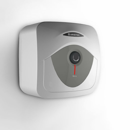  Бойлер Ariston Andris RS 10л, 1200W, магнезиев аноден протектор, монтаж над мивка
