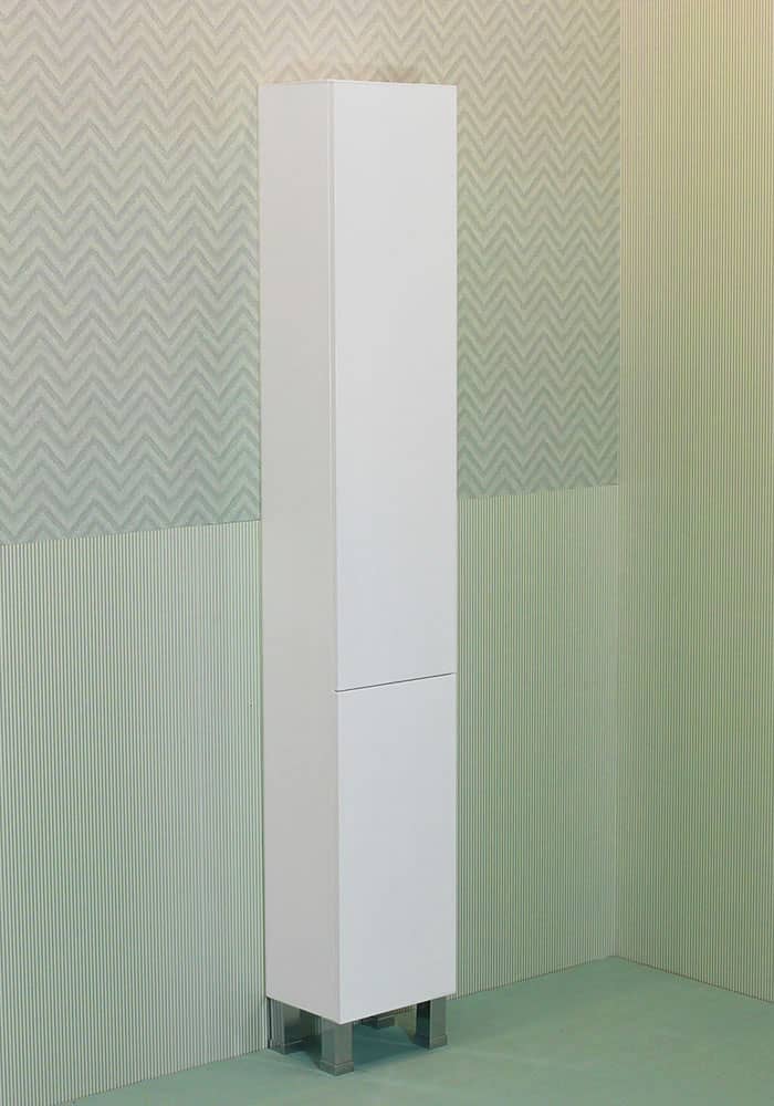 Колона за баня Мебел-М Elegance Universal, 175 см, PVC 15мм, плавно затваряне, регулируеми рафтове