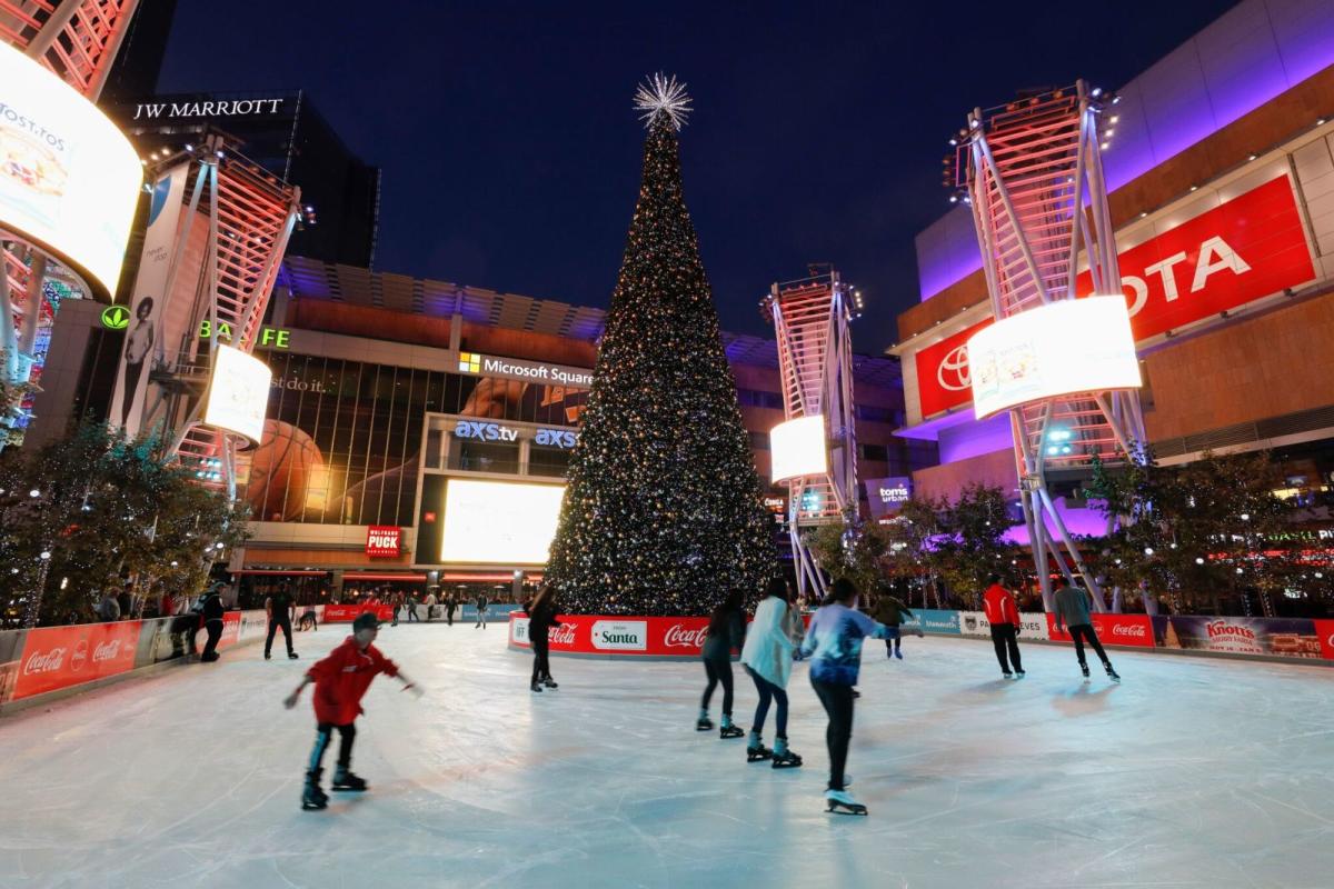 LA’s Ice Skating Rink and Christmas Tree Guide