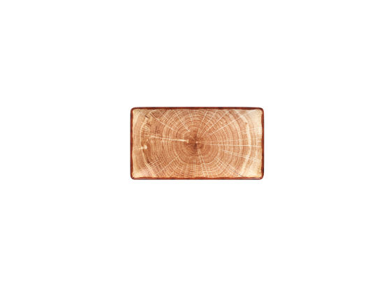 Lautanen suorakaide punaruskea 33,5x18 cm