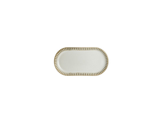 Lautanen soikea valkoinen 24,5x14,5 cm