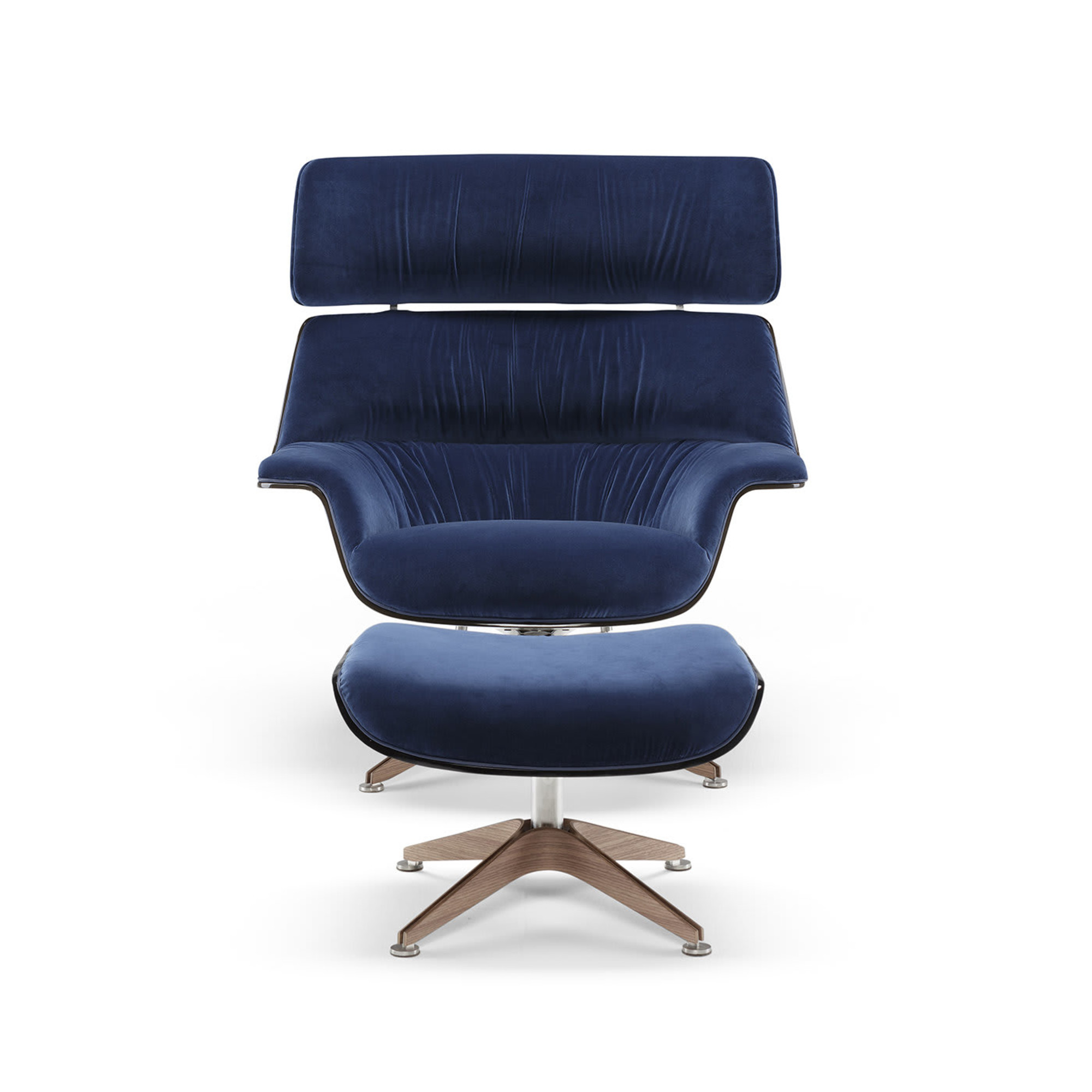 Coach Lounge Chair and Footrest by Jean Marie Massaud
