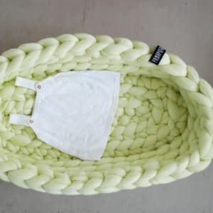 Merino Chunky Knit Newborn Nest 40x80cm