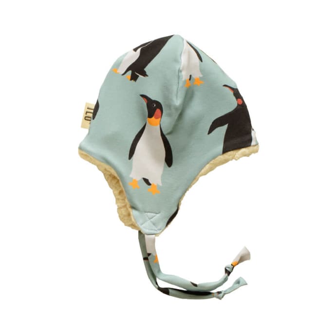 Penguins Organic Jersey & Plush Aviator Hat