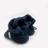 Newborn Stay-on Bootie Bundle - Booties + Leggings + Stay-on Socks - Navy