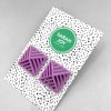 Square Stripe Studs