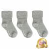 Talipes (clubfoot) Boots and Bar Socks (0 - 3 years) - Non-Slip + Stay On Baby and Toddler Socks - 3 Pack in Grey