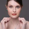 Scapular necklace Because We Love with pendant double face.