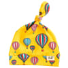 Yellow Hot Air Balloons Organic Knot Hat