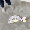 Non-Slip Stay on Baby and Toddler Socks - 5 Pack in Fairy Tale Pink, Grey and marshmallow White
