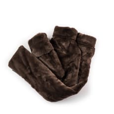 Triple Chocolate Faux Fur Hot Water Bottle Gift Set