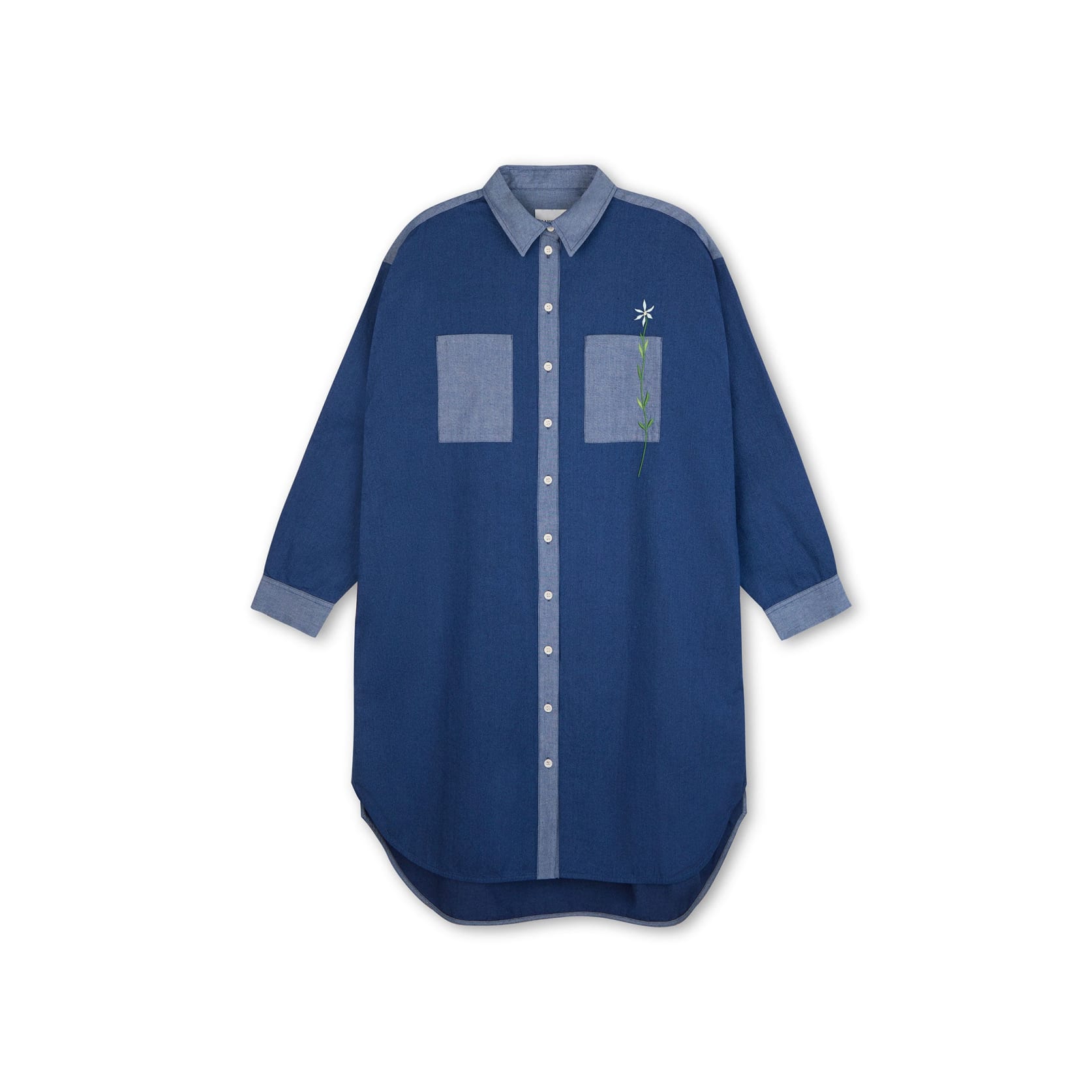 Etta Oversized paitamekko, japanilainen denim