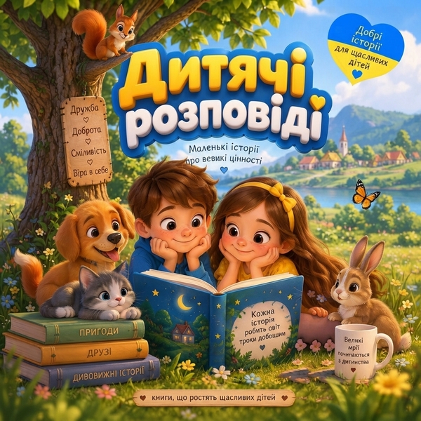 Обкладинка для дитячої книги.