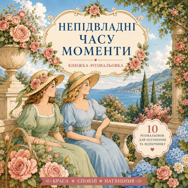 Непідвладні часу моменти: Книжка-розмальовка